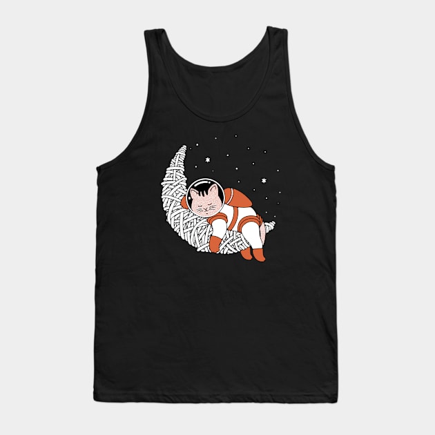 Catstronaut Tank Top by khairulanam87